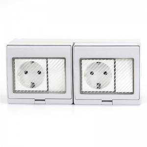 Manufactur standard China 3 Pin Electrical High Quality Professional Manufacture Waterproof H4 Socket