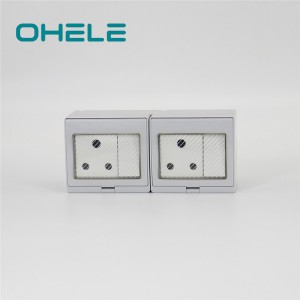 OEM/ODM Manufacturer Usb Electrical Outlet - 2 Gang Switch + 2 Gang South Africa Socket – Ohom
